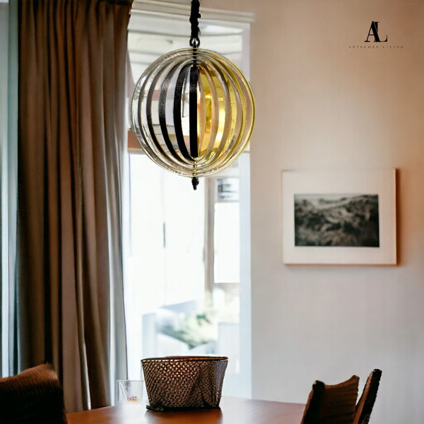 Orion Spherical Metal Pendant Light