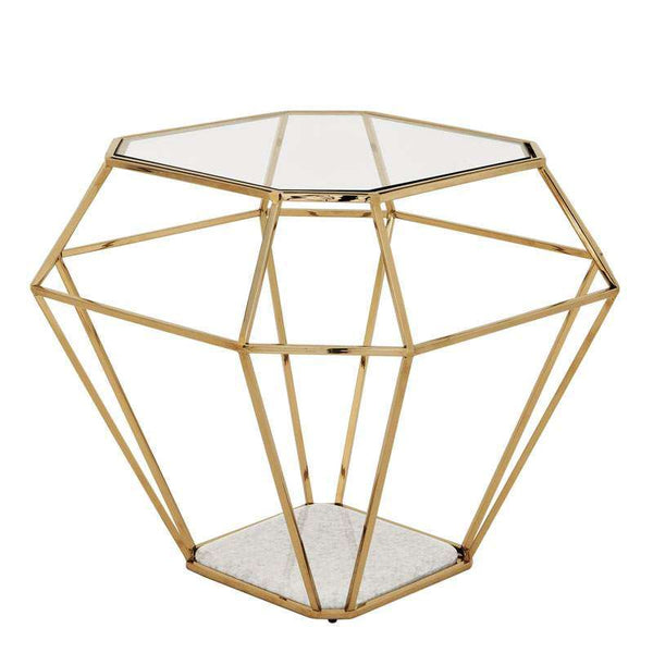 Industrial Design Iron Side Table Large