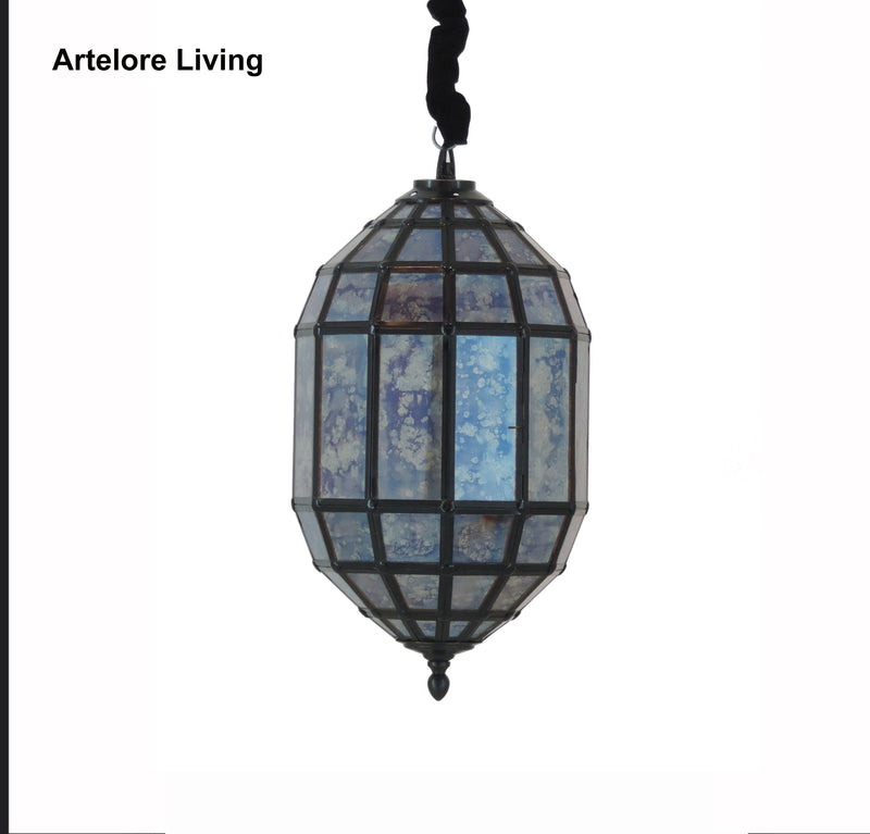 MERCURY GLASS DROP PENDANT LIGHT