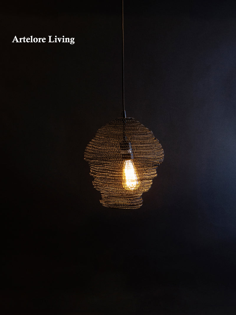 Iron Mesh Pendant Light