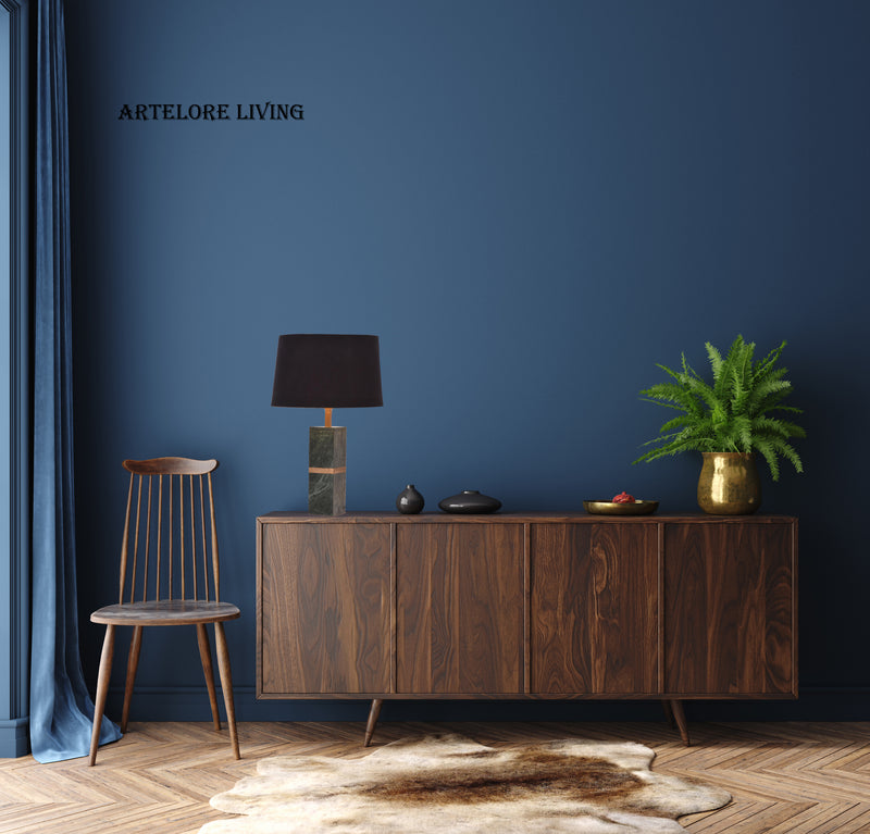 BEAUTIFUL BRASS AND MARBLE TABLE LAMP