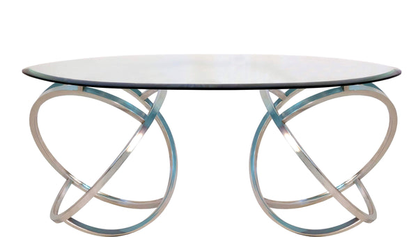 Stainless Steel Iron Coffee Table Large