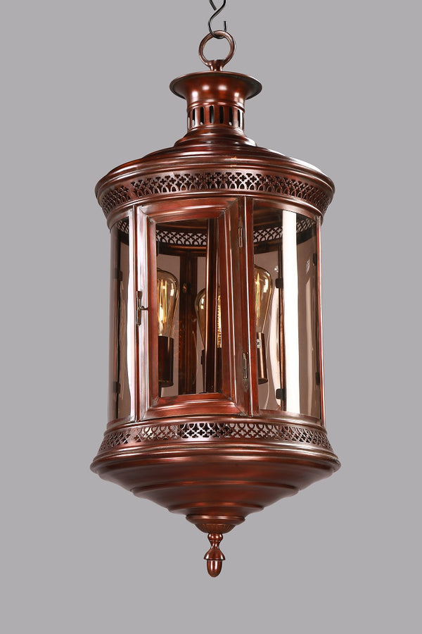 Brass And Cooper Finished Pendant Light On Sale