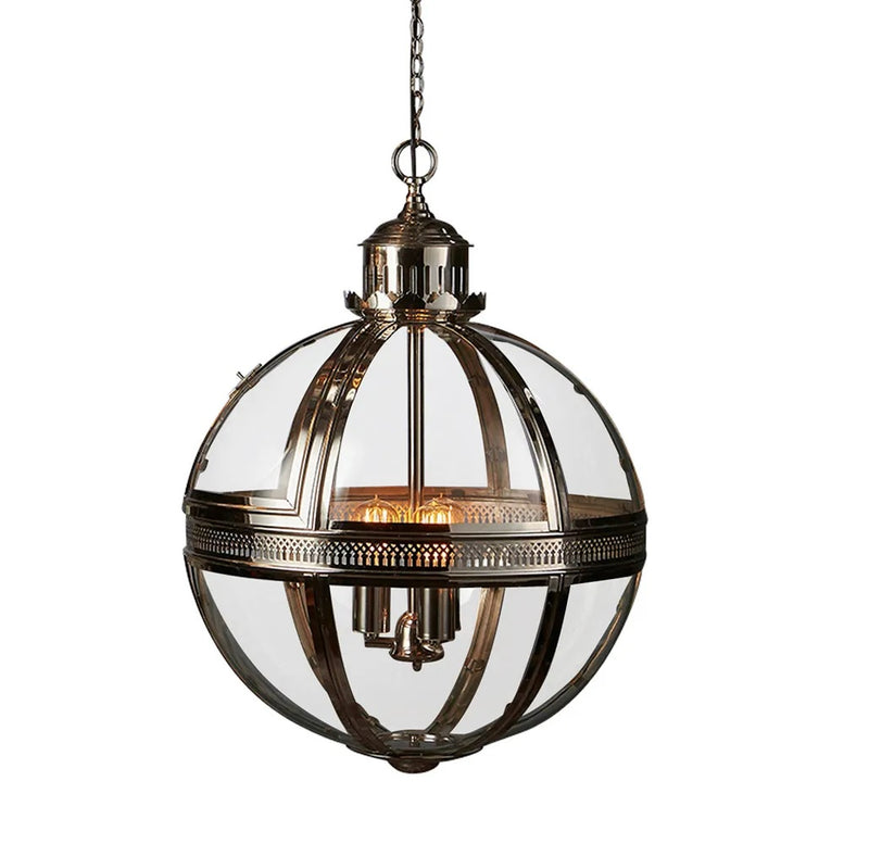 Modern Design Bronze Ball Pendant Light Large