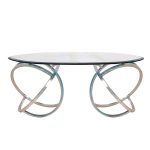 Stainless Steel Iron Coffee Table Large