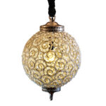 Beaded Globe Chandelier Small