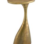 Metal Casted Brass Antique Finished Side Table