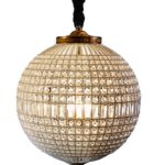 Beaded Ball Chandelier Large