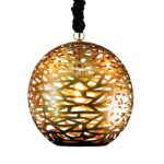 Lovely Iron Ball Industrial Design Pendant Large
