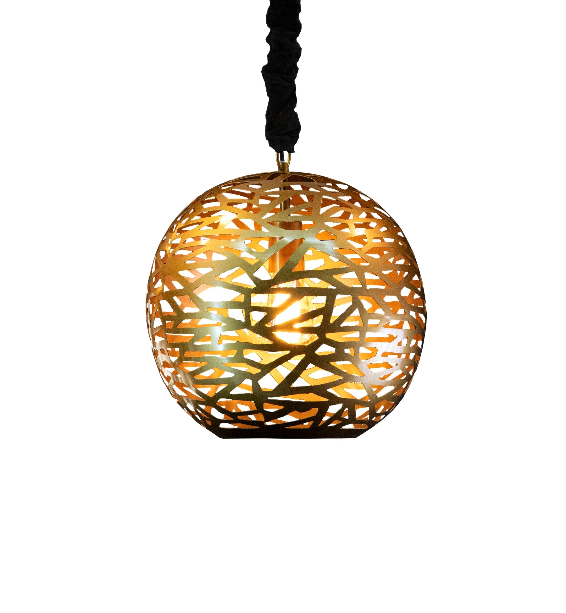 Lovely Iron Ball Industrial Design Pendant Small