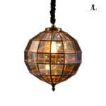Amber Globe Pendant