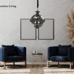 Brass And Glass Pendant Light