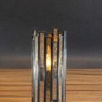Brass And Mercury Glass Table Lamp