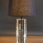 Brass And Mercury Glass Table Lamp