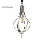 ALUMINIUM DROP SHAPE EMBOSS PENDANT