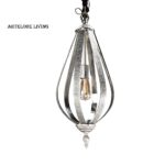 ALUMINIUM DROP SHAPE EMBOSS PENDANT