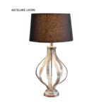 BEAUTIFUL ALUMINIUM EMBOSS TABLE LAMP