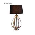 BEAUTIFUL ALUMINIUM EMBOSS TABLE LAMP
