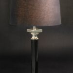 ALUMINIUM AND IRON TABLE LAMP