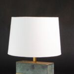BEAUTIFUL BRASS AND MARBLE TABLE LAMP