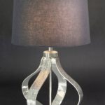 BEAUTIFUL ALUMINIUM EMBOSS TABLE LAMP