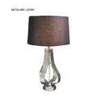 BEAUTIFUL ALUMINIUM EMBOSS TABLE LAMP