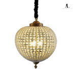 Beaded Heart Chandelier