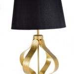BEAUTIFUL ALUMINIUM EMBOSS TABLE LAMP