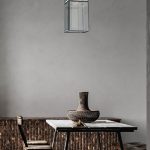 CYLINDRICAL FLUTED GLASS PENDANT SMALL