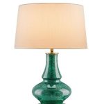 Green Colored Aluminium Table Lamp
