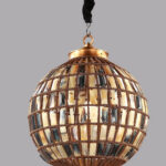 Bone Plates Fitted Ball Pendant Light On Sale