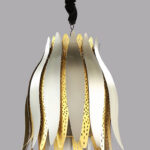 Iron Leaf Design Hanging Pendant Light On Sale