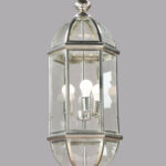 Brass And Glass Capsule Pendant Light Medium On Sale
