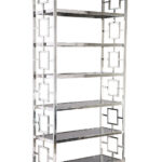Beautiful Steel And Glass Book Rack